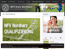 Tablet Screenshot of nfv-nordharz.de
